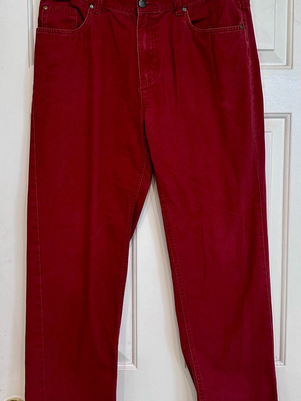Rainforest Men’s Rust Cotton Pants Size 36 (EU 48) 100% Cotton